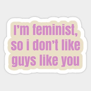 feminism Sticker